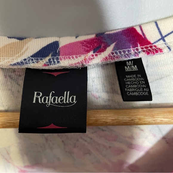 Rafaella Multicoloured Abstract Print Cotton Cardigan - Medium - Picture 7 of 8